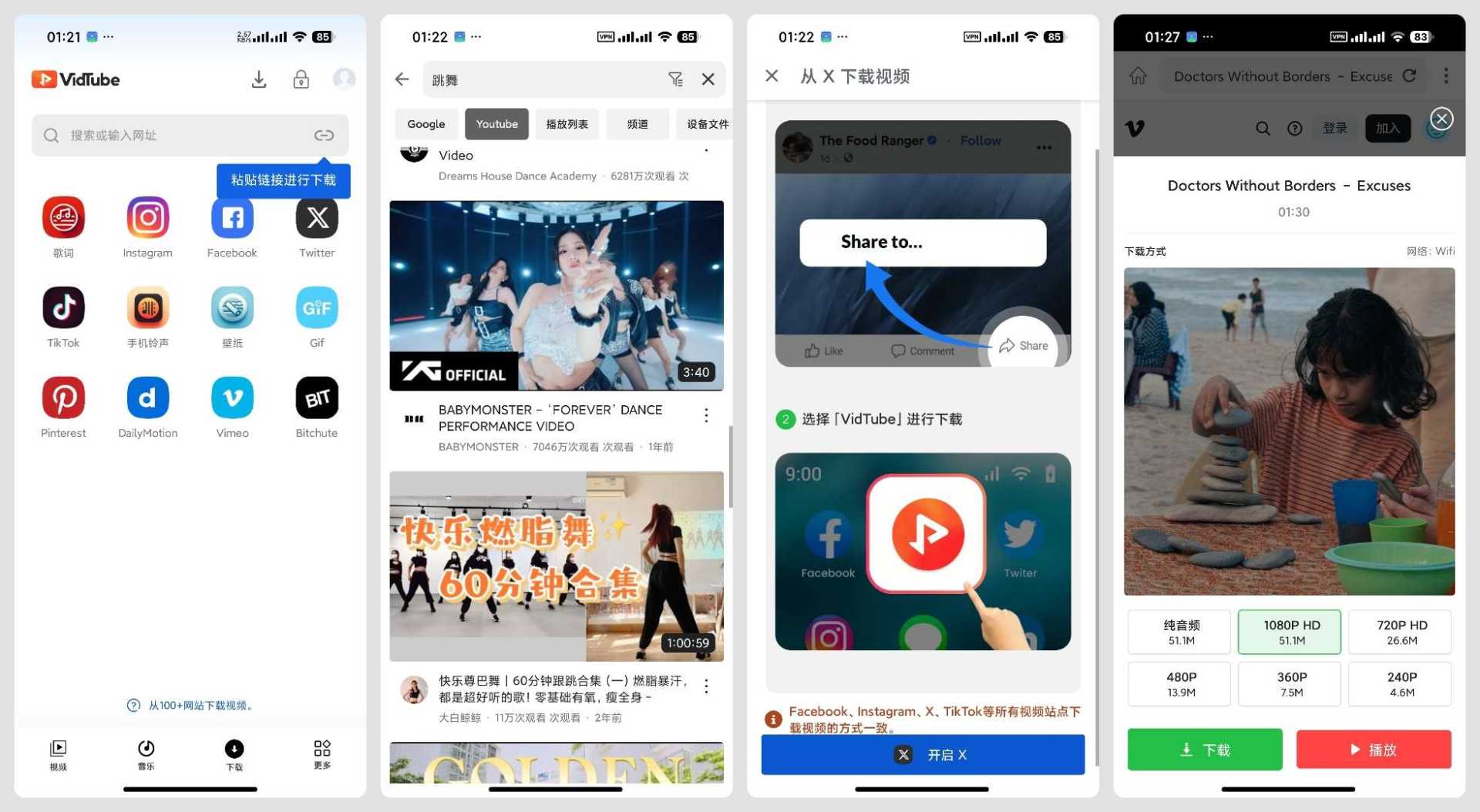 VidTube🈲无限制国内外视频下载器⭕️什么都能下 - 帖子图片5