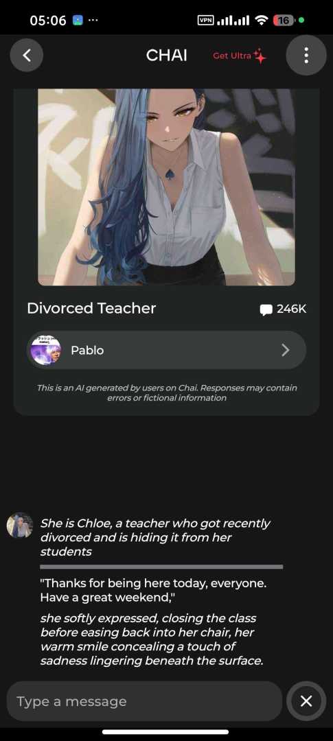 [安卓]Chai 无敏感虚拟女友聊天 0 什么都可以聊