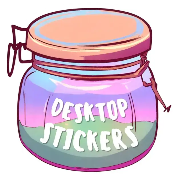 Desktop Stickers v2.82 高级版 - 积极思维的桌面贴纸助手